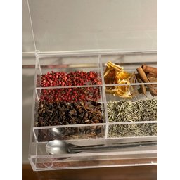 Caixa De Acrílico Para Especiarias E Colher Para Gin - 6