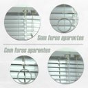 Ver imagem 4 de Persiana Horizontal 25mm Alumínio Crisdan Largura 1,50 X 1,30 Altura Dourada