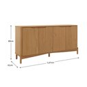 Ver imagem 2 de Balcão Buffet Madeira Maciça 3312U Nest com 4 Portas Tauari Finestra