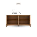 Ver imagem 4 de Balcão Buffet Madeira Maciça 3312U Nest com 4 Portas Tauari Finestra
