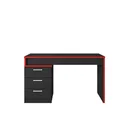 Ver imagem 5 de Mesa Gamer Escrivaninha DRX5000 3 Gavetas 178cm Preto
