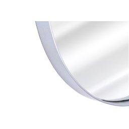 Espelho Grande Oval com Moldura em Metal Corpo Inteiro 150 X 50 Cm Prata - 3