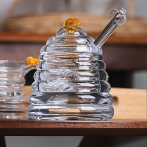 Meleira Little Bee de Cristal Ecológico Transparente 9,5cm