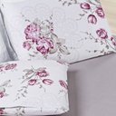 Ver imagem 2 de Jogo de Lençol Queen Alycia Micropercal 200fios 3pç Lil Lilly Home Enxovais Jogo Lençol Alycia