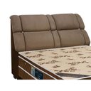 Ver imagem 1 de Painel de Cama Box Estofada King Imperador Suede Marrom Chocolate - Simbal