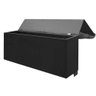 Painel de Cama Box Estofada King Imperador Suede Marrom Chocolate - Simbal - 6