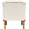 Kit 02 Poltronas Decorativa Grécia no Linho - Dritex Decor:linho Bege - 6