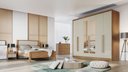 Ver imagem 2 de Guarda Roupa Casal Vertice New 6 Portas 6 Gavetas com Espelho Nh Rei de Casa Cumaru/Fendi