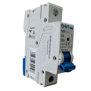 Mini Disjuntor Monopolar Chint 4a Nb1-63 C4