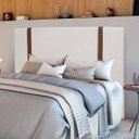 Ver imagem 2 de Cabeceira para Cama Box King Size 195cm Pietro Bouclê - Sofa Store:bouclê Bege Marfim