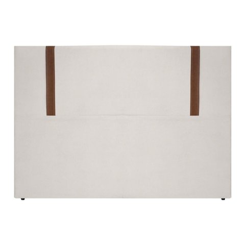 Cabeceira para Cama Box King Size 195cm Pietro Bouclê - Sofa Store:bouclê Bege Marfim
