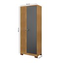 Ver imagem 7 de Armário Multiuso Lavanderia Organizador Dora Carvalho/grafite - Pallazio