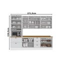 Ver imagem 2 de Cozinha Modulada Henn Americana Henn 7 Peças C5p46 Branco