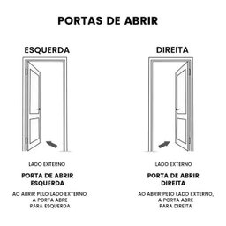 Porta de Alumínio Pivotante Com Puxador Lado Direito 210x90cm Branco Allo Esquadrias - 3