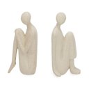 Ver imagem 1 de Aparadores de Livros Pessoa em Polirresina Bege Mart