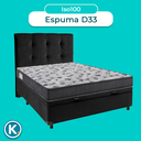 Ver imagem 4 de Kit Cama Box Bau + Cabeceira + Colchão Casal D33 - Iso100 - Ortobom