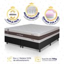 Ver imagem 3 de Cama Box Mali Molas Ensacadas King 193x203 Preto King House