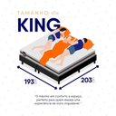 Ver imagem 5 de Cama Box Mali Molas Ensacadas King 193x203 Preto King House