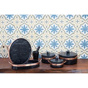 Jogo de Panelas Pedra Sabão Premium 6 Peças São José