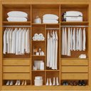 Ver imagem 2 de Guarda-Roupa Imperial 6 Portas 6 Gavetas 100% MDF Reflecta com LED