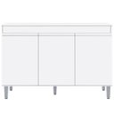 Ver imagem 1 de Balcão de Cozinha Manu 120cm Branco com Tampo Mdp Ajl Móveis