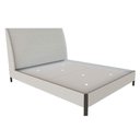Ver imagem 4 de Cama Box Queen com Cabeceira Estofada Tecido Veludo Linho Aluminio Casa Lar Shop