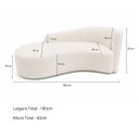 Ver imagem 6 de Sofa Curvo 2 Lugares Charlotte Bouclê Moscow Design Orgânico