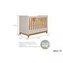 Ver imagem 7 de Quarto Completo de Bebê Biscoito - Off White Nature