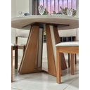 Ver imagem 2 de Sala de Jantar Moderna Vidro 8 Cadeiras Rubi Turim Lj Móveis