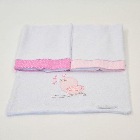 Pano de Boca Esponjinha Passarinho