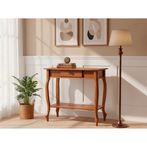 Aparador Linz Pés Luis Xv e Prateleira 76 X 80 X 35 Cm (a X L X P)