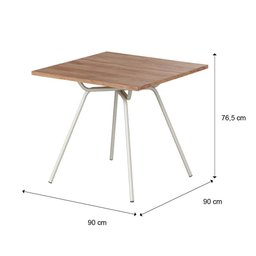 Conjunto Sala de Jantar Fortaleza com Mesa e 4 Cadeiras 2999 Carraro - 2