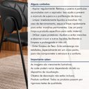 Ver imagem 7 de Kit 4 Cadeiras de Jantar Industrial Estofada Corino Preto Lara