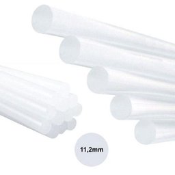Refil Bastão Cola Quente Grossa 500 Gramas 11mm Transparente Silicone Pacote Pistola Artesanato Rend - 4