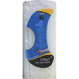 Refil Bastão Cola Quente Grossa 500 Gramas 11mm Transparente Silicone Pacote Pistola Artesanato Rend - 6