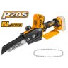 Mini Motosserra Ingco 6 Polegadas A Bateria Íon-Lítio 20v - 2