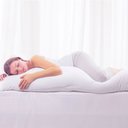 Ver imagem 1 de Travesseiro de Corpo Gestante Grávida Extra Macio com Capa BF Colchões
