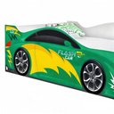 Ver imagem 4 de Cama Carro Solteiro Joy Menino Verde Solteiro com Colchão
