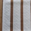 Ver imagem 1 de Jogo de Tapete Cozinha Branco Caramelo Algodão 3 Peças