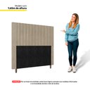 Ver imagem 5 de Cabeceira Cama Box Casal Queen Size Nala 160cm Linho Bege - Desk Design