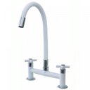 Ver imagem 1 de Misturador para Pia de Mesa para Cozinha com Bica Flexível 1/2 C-64 1/4 de Volta Balli Metais