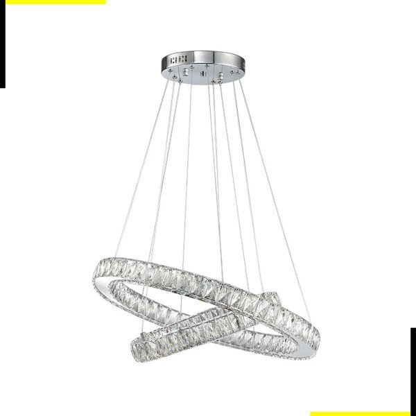 PENDENTE LED VALLIN 2*AROS 82W 3.000K/6.500K 2281 NORDECOR