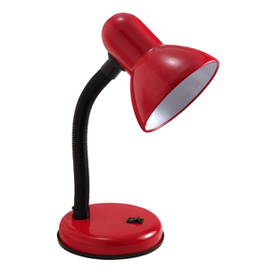 Luminária de Mesa Direcionável Gamer Escritório Estudo Viking Bivolt E27:Vermelho