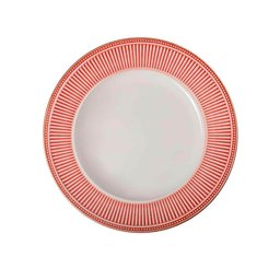 Conjunto com 6 Pratos Rasos Toscana Vermelho Corona 28cm Yoi - 1