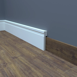 Rodapé EVA Flexível 15cm Altura Rp16 Alto Sobrepor 2 Metros MeuRodapé - 2