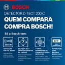 Ver imagem 7 de Detector Escanner de Parede para Metais e Pvc até 200mm D-tect 200 Bosch 06010816g0 Detect 200 - 060