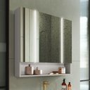 Ver imagem 1 de Espelheira para Banheiro com Led 2 Portas Yescasa