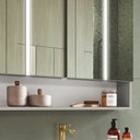 Ver imagem 5 de Espelheira para Banheiro com Led 2 Portas Yescasa