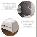 Ver imagem 7 de Gabinete para Banheiro 70cm com 1 Porta 1 Gaveta e Cuba de Sobrepor Bariloche Cinza/Platina