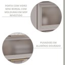 Ver imagem 6 de Gabinete para Banheiro 70cm com 1 Porta 1 Gaveta e Cuba de Sobrepor Bariloche Cinza/Platina
